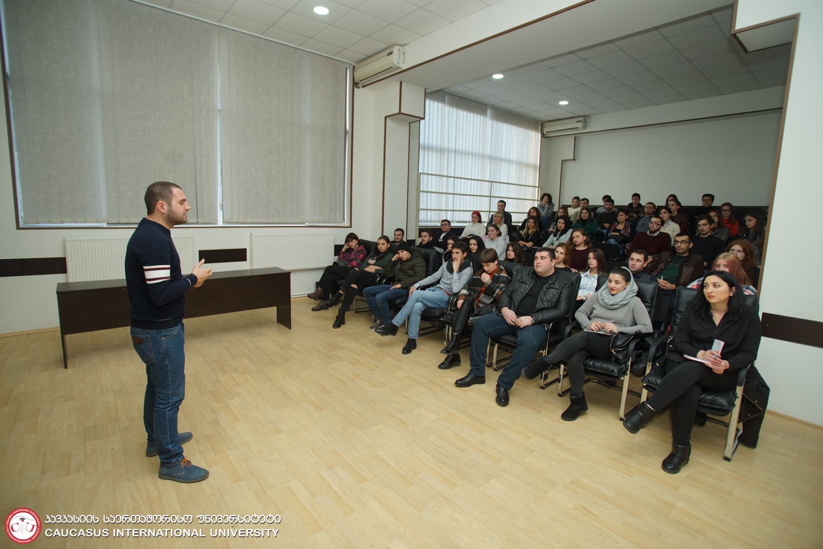 კომპანია თქვენი ადვოკატის დამფუძნებლის - ნიკა სადრაძის საჯარო ლექცია